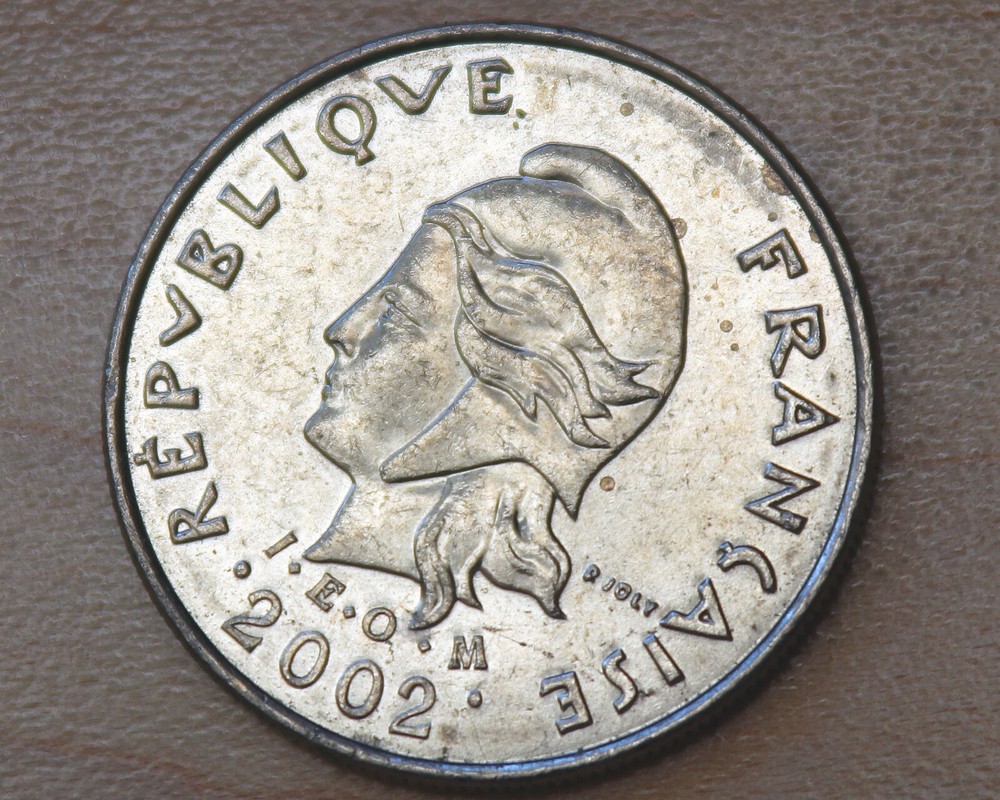 2002 French Polynesia 10 Francs