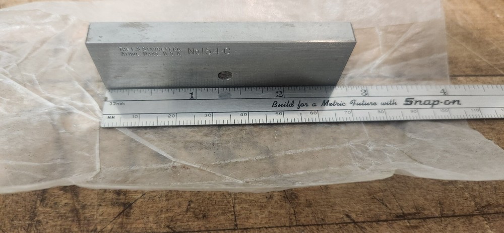 Starrett No. 154C Adjustable Parallel Block Machinist New