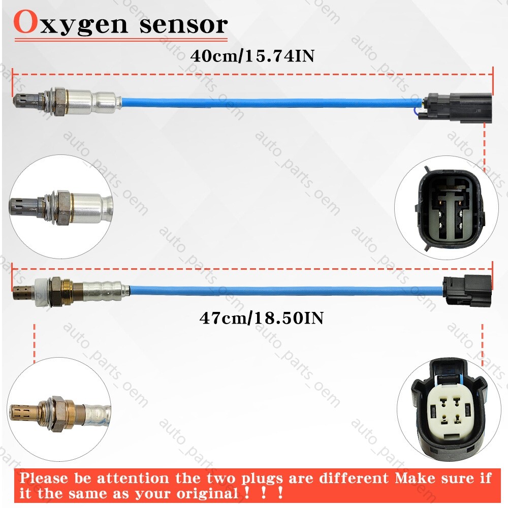 4 Upstream+Downstream O2 Oxygen Sensor For 2013-2015 Ford Explorer 3.5L nonTurbo