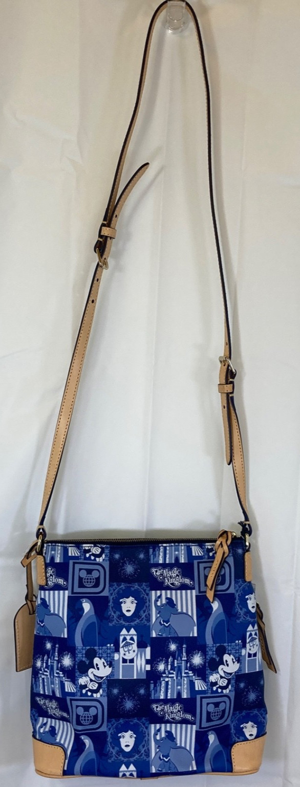 Disney Dooney & Bourke Letter Carrier NWT 2016 Magic Kingdom 45th Anniversary