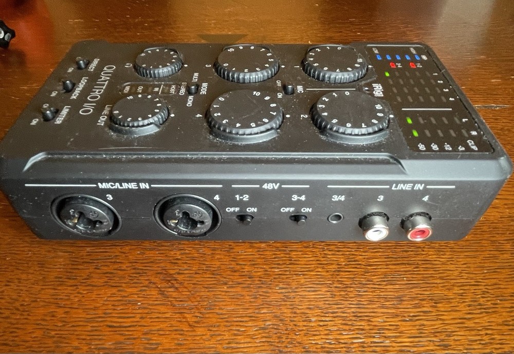 iRig Pro Quattro I/O 4-input USB Audio Interface