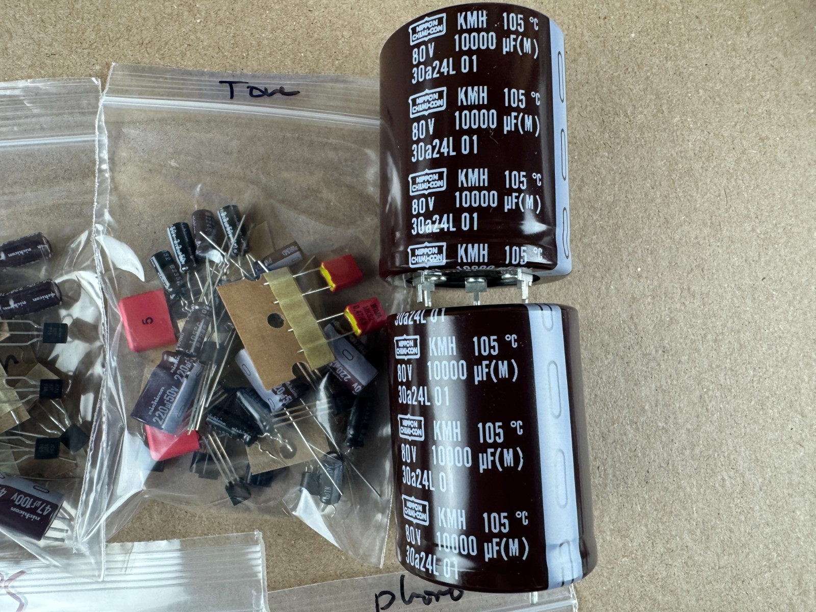 Sansui AU-9500 Complete Rebuild Kit High-Quality Recap Set Transistors Relay