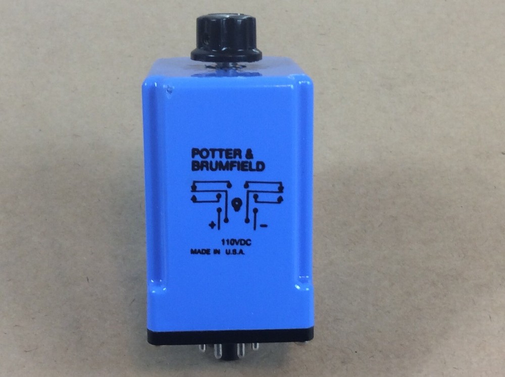 POTTER & BRUMFIELD TIME DELAY RELAY CB-1049D60   Adjustable .1 To 10 Sec.