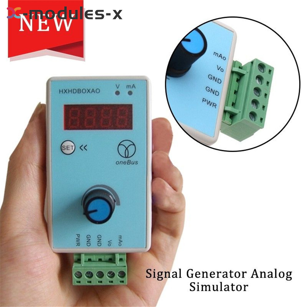 Adjustable Current Voltage Analog Simulator Output Signal Generator DC 15-26V