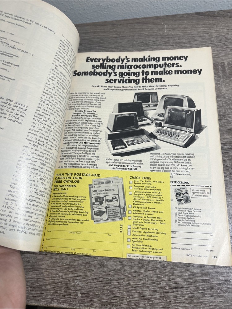 1979 Byte Magazine Lot 13 ISSUES (Complete) Genealogy, Lisp, Numerical Analysis