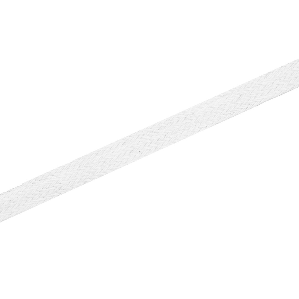White Flat Drawstring Cord Drawstring , 3/8 Inch 20 YDs White Soft Drawstring...
