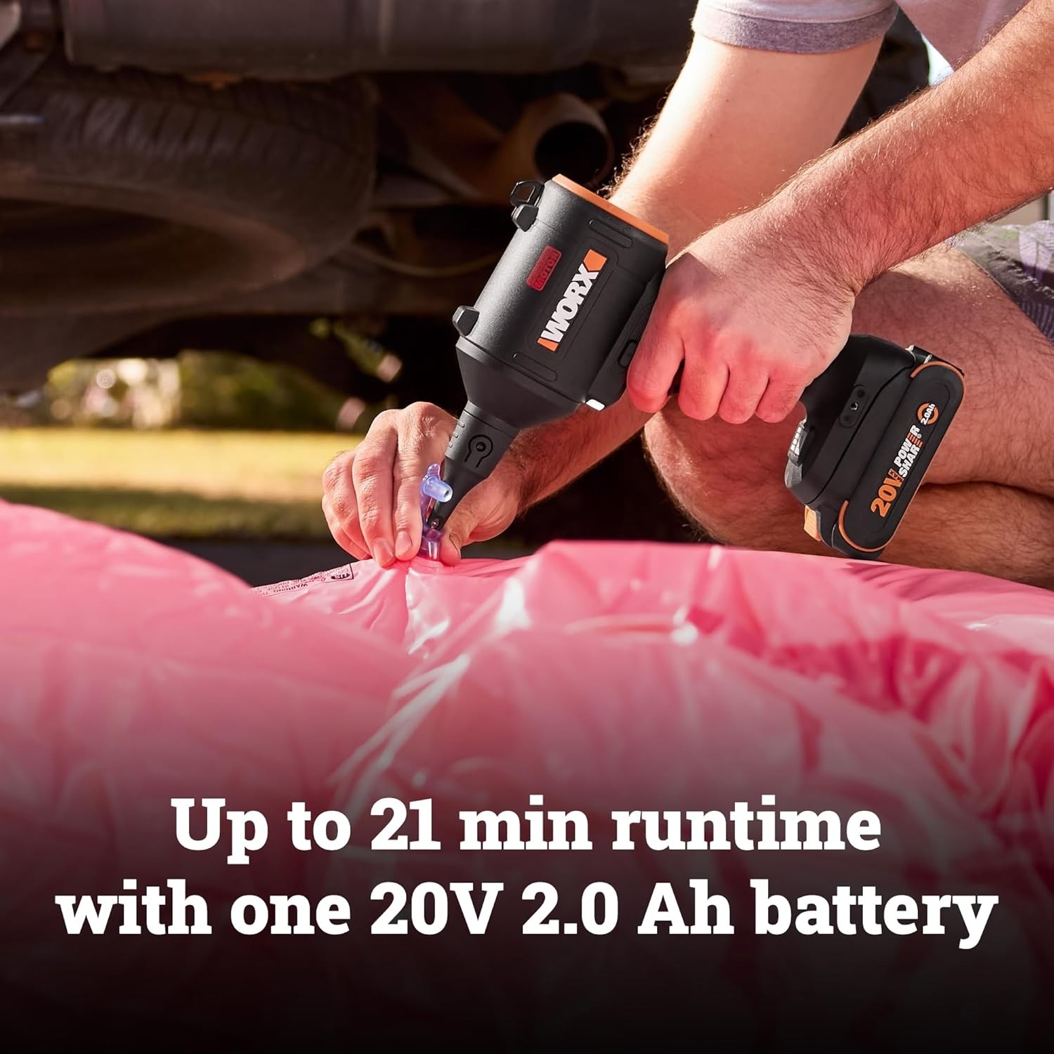 Worx Nitro WX099L 20V Power Share Duster, Inflator and Shop Blower – Battery &