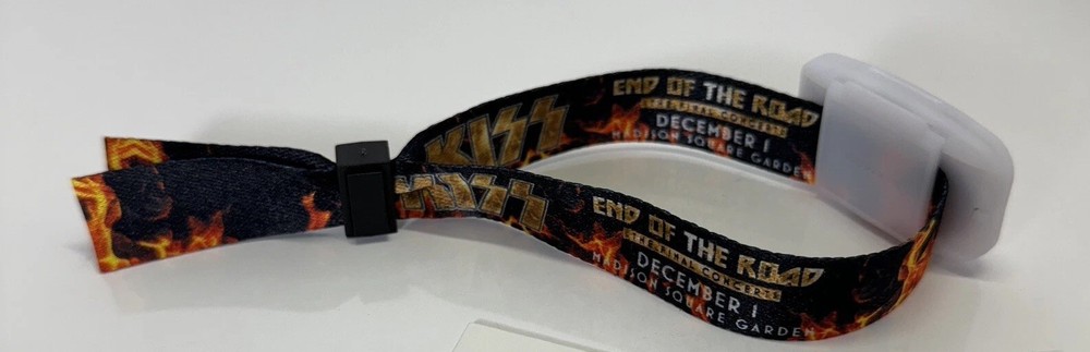KISS End Of The Road Tour Madison Square Garden LED Bracelet 12/1/23