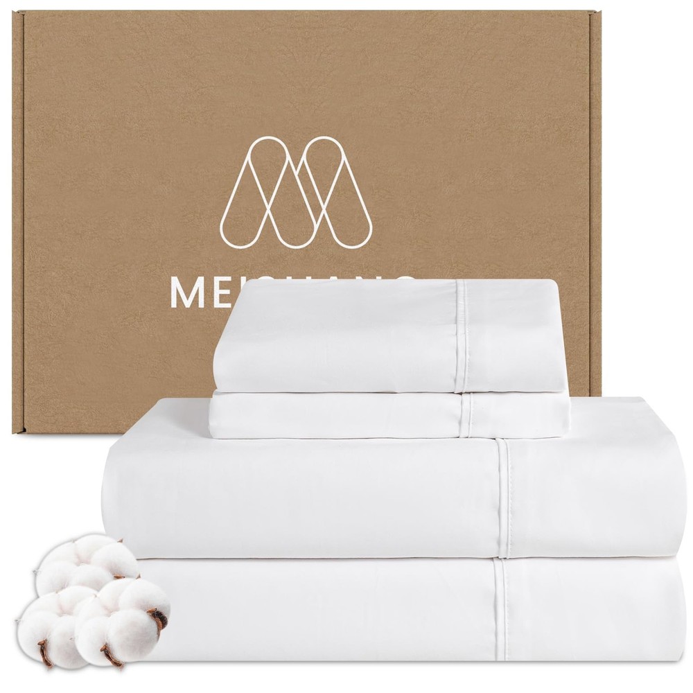 Extra Deep Pocket King Sheets - 600 Thread Count Sheets - Fits 18"-24" in Dee...