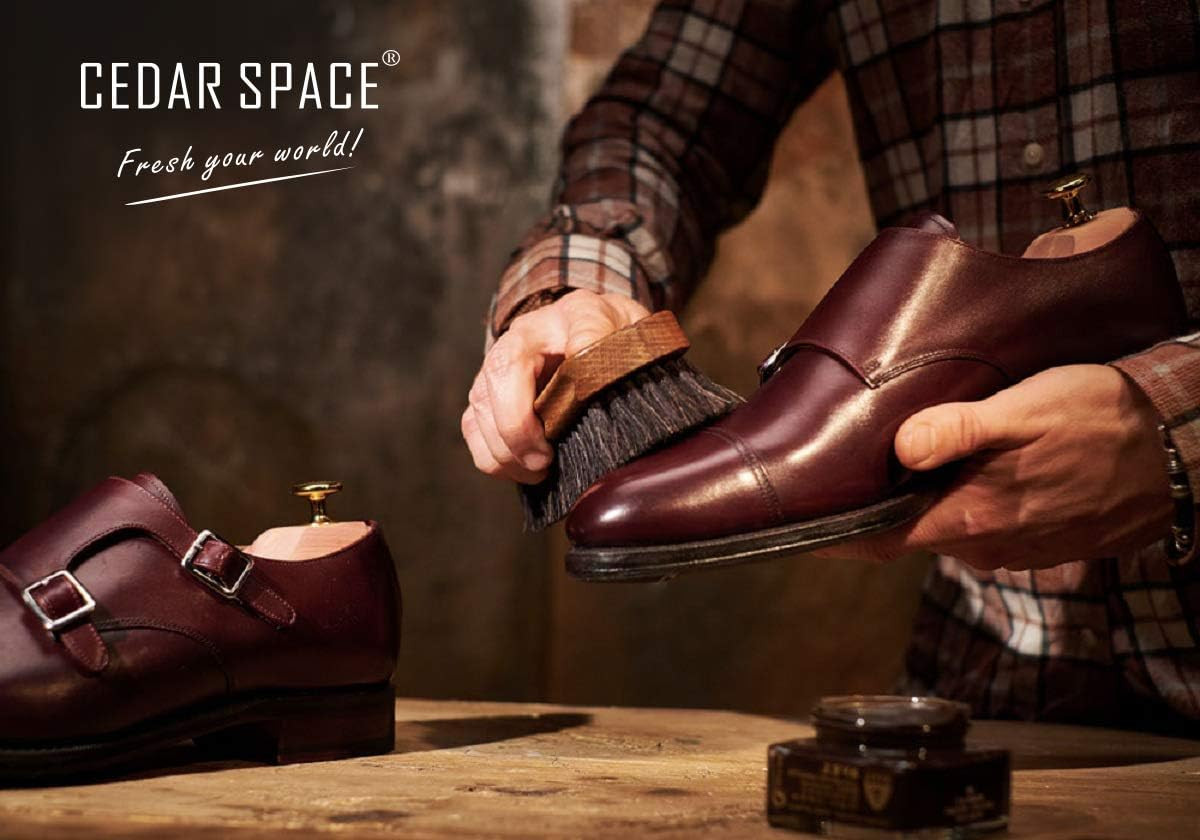 Cedar Shoe Trees for Men, 7.5-14 Sizes Cedar Shoe Trees, 2 Pairs Wooden Shoe Str