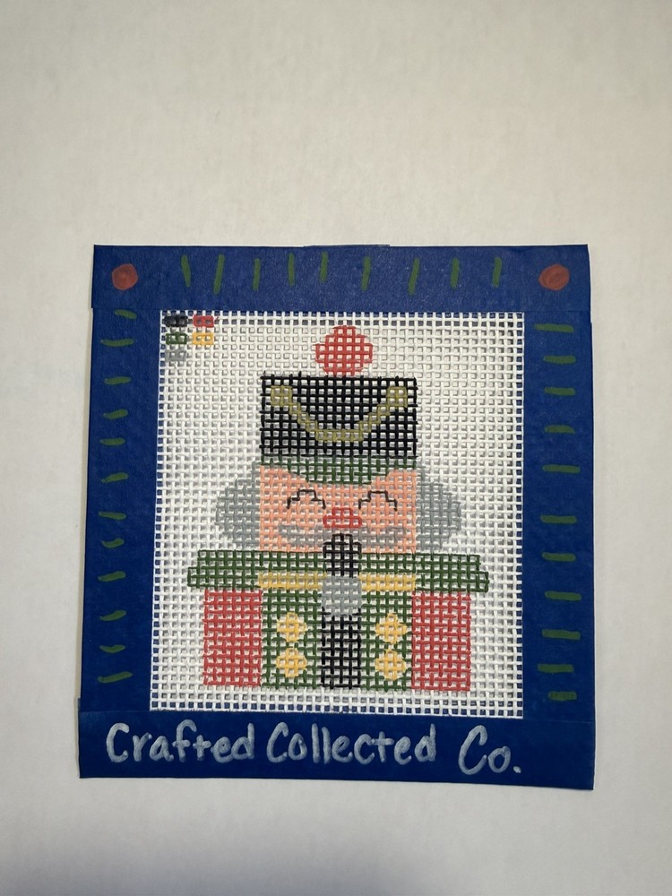 Hand Painted nutcracker Needle Point Canvas