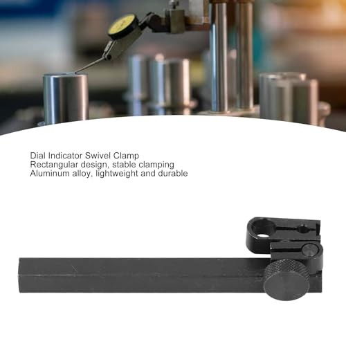 Rectangular Dial Test Indicator Height Gauges Holder Bar with Clamp Aluminum