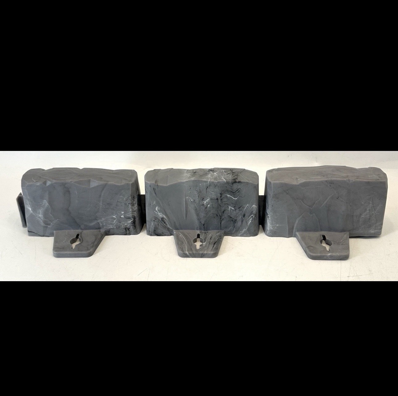 ProFlex 10 ft No Dig Landscape Edging W/ Anchoring Spikes Dark Gray 3602S-10C