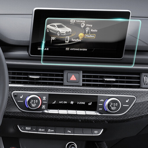 Crystal Clear Screen Protector for 2017 Audi S5 Vehicle Navigation