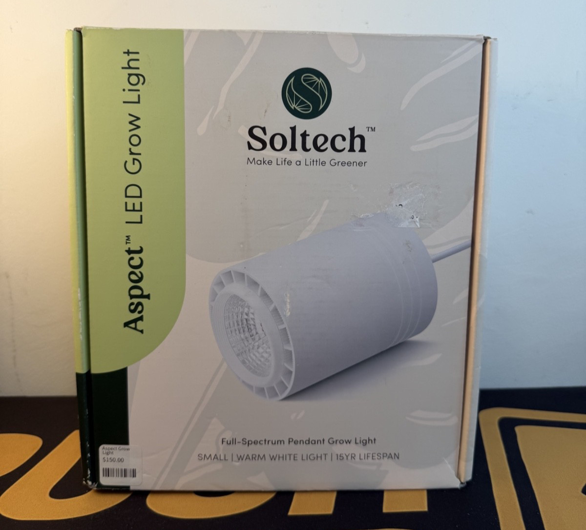 Soltech Aspect LED Grow Light Small White Full Spectrum Pendant w/ Timer