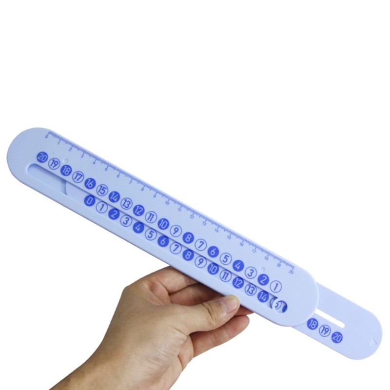 Digital Decomposition Ruler Toy Double-Sided Number Decomposition Ruler Math
