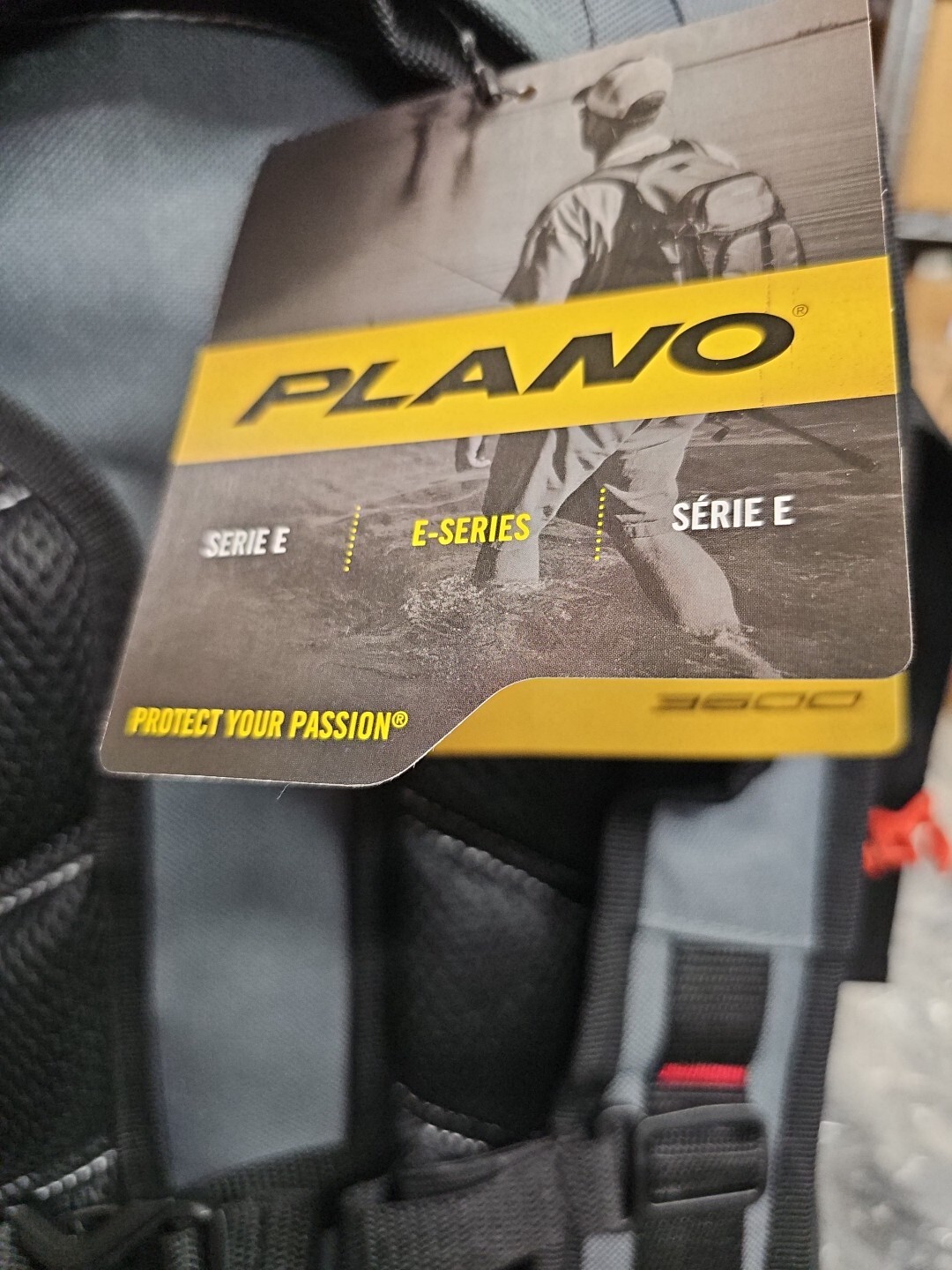 Plano E-Series 3600 Fishing Backpack Tackle Box Water Resistant w/ Pockets Black