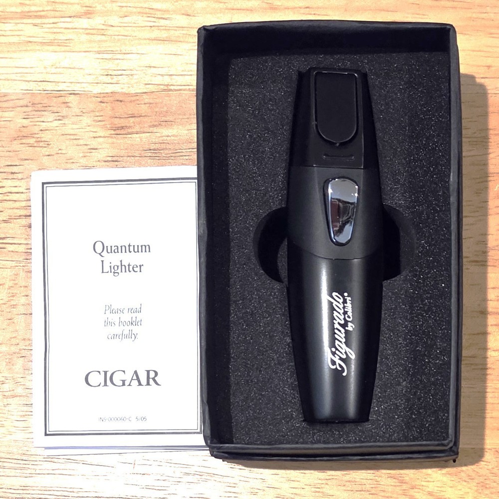 FIGURADO BY COLIBRI CIGAR QUANTUM LIGHTER, NEVER USED, PLEASE READ