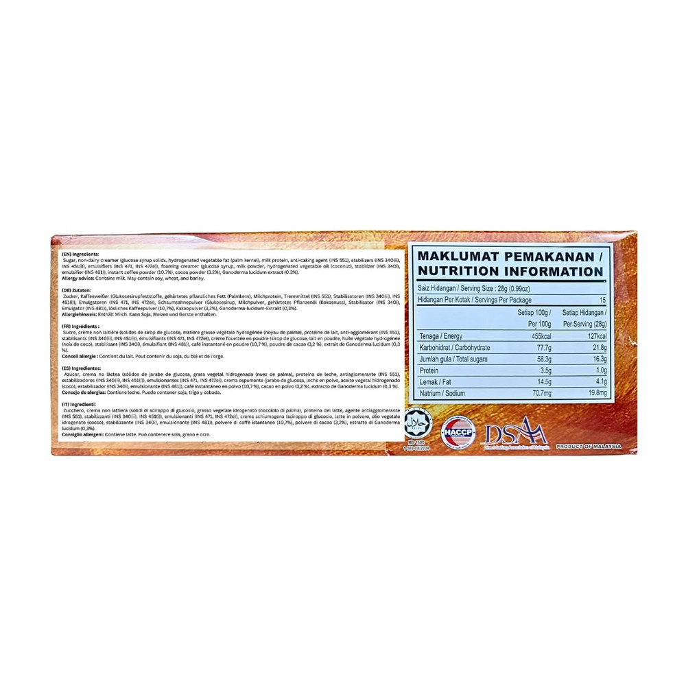 Ganoderma Mocha Coffee - 5 Boxes of Rich Coffee Bliss