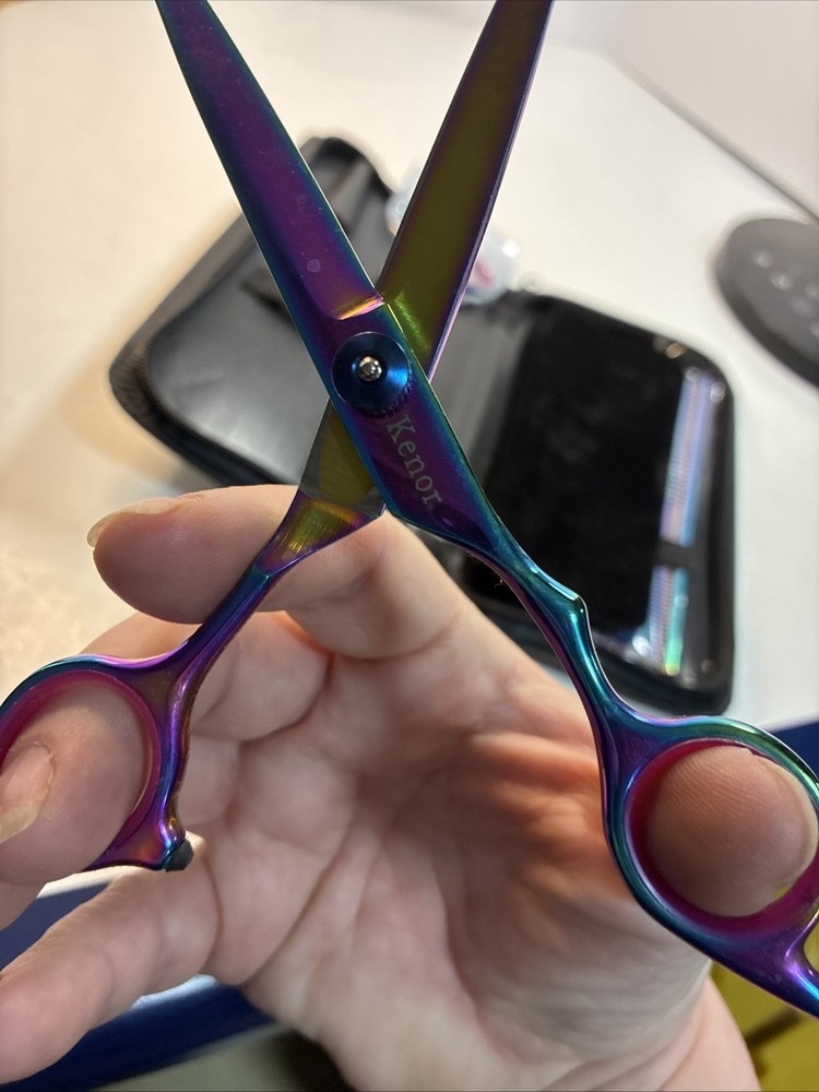 Dog Grooming Shears 3 cases 6 scissors