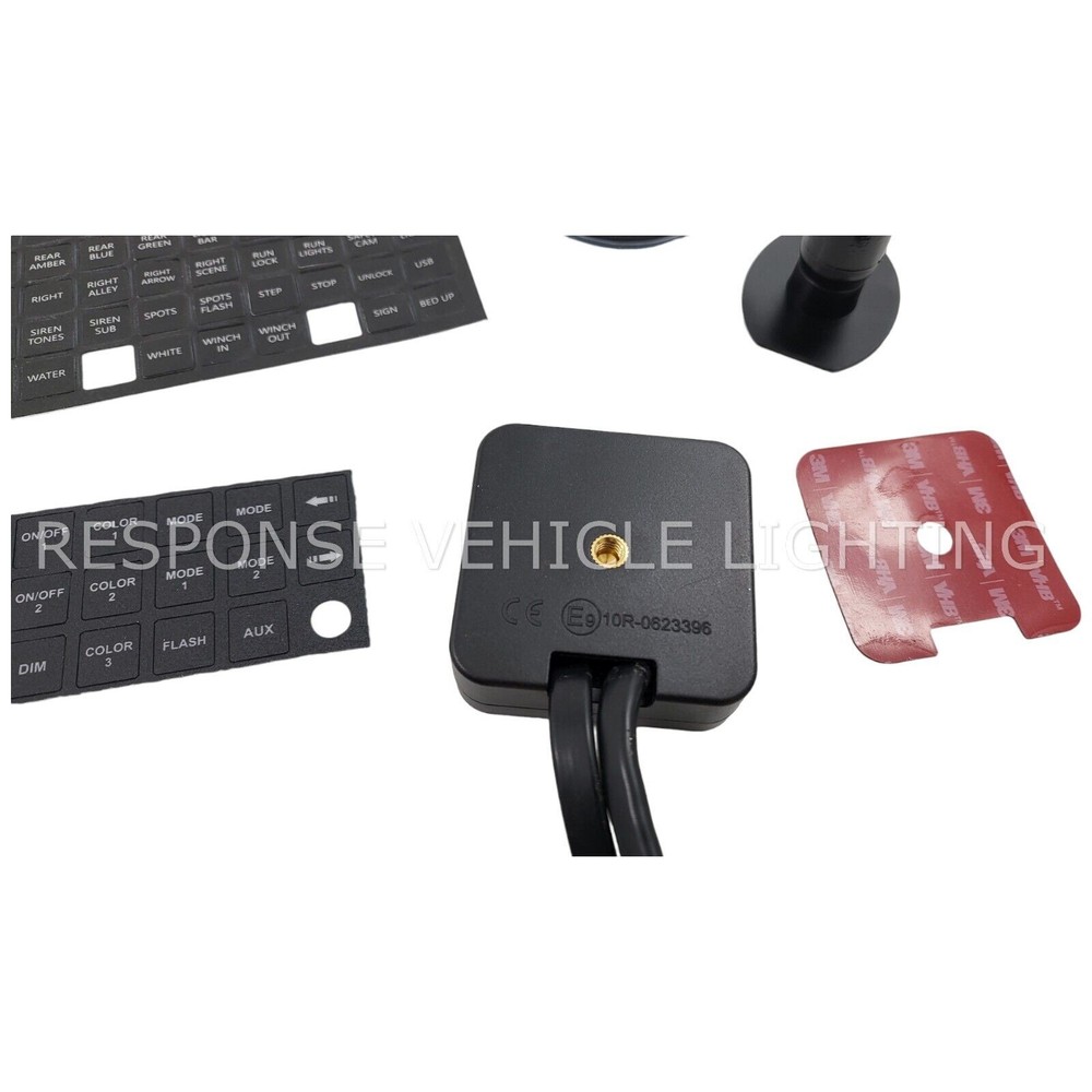 12v Switch Control Panel For Amber LED Light Bars Work Strobe Hazard Lights 24v