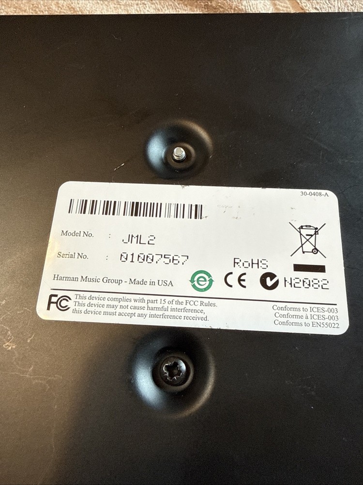 Digitech JamMan Stereo Looper Phrase Sampler JML2