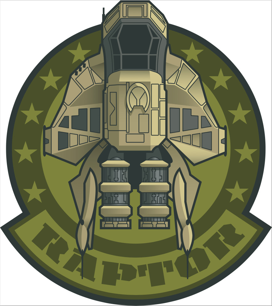 RARE Battlestar Galactica Raptor Patch