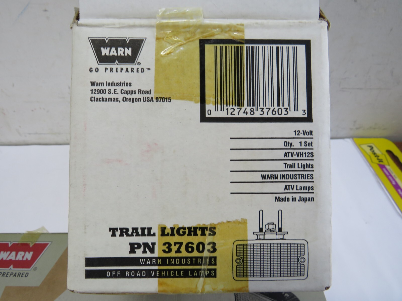 NOS Warn YAMAHA ATV TRAIL LIGHTS 37603 for Grizzly, Kodiak, Big Bear