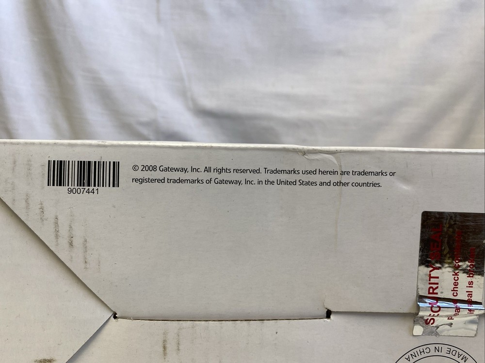 NOS Gateway M-6309 Notebook PC Sealed Box