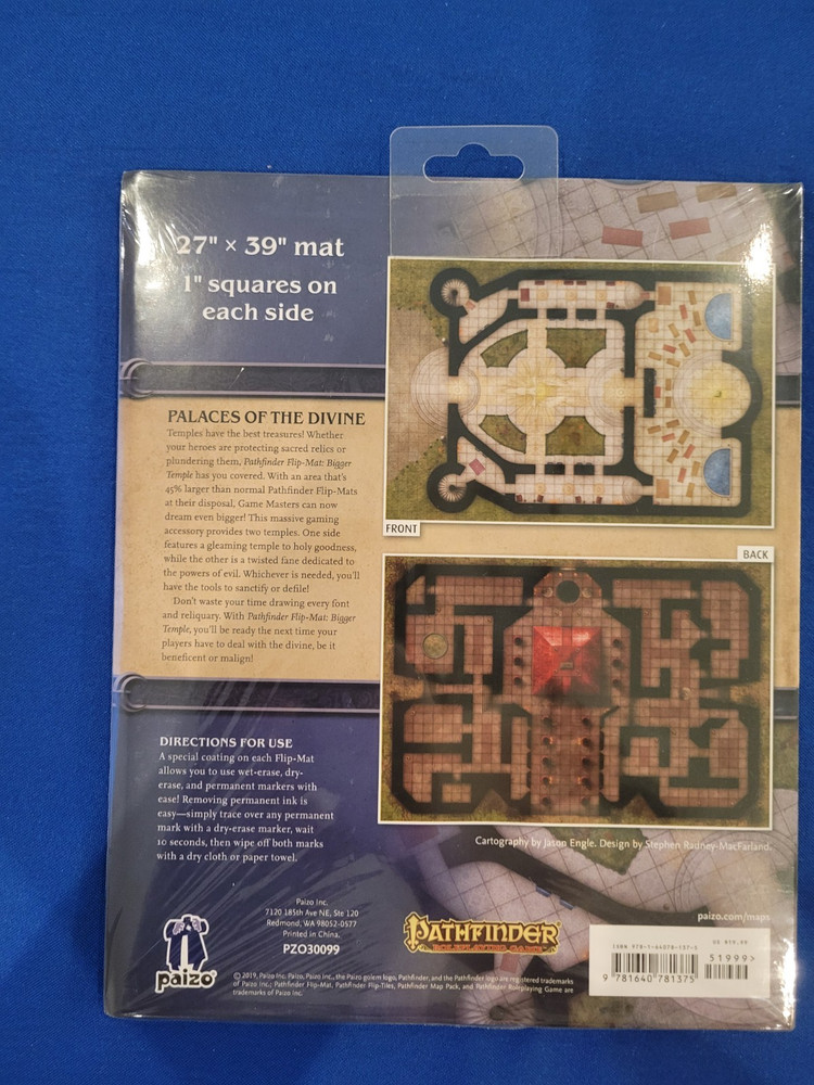 Bigger Temple Flip-Map (SW) - Pathfinder