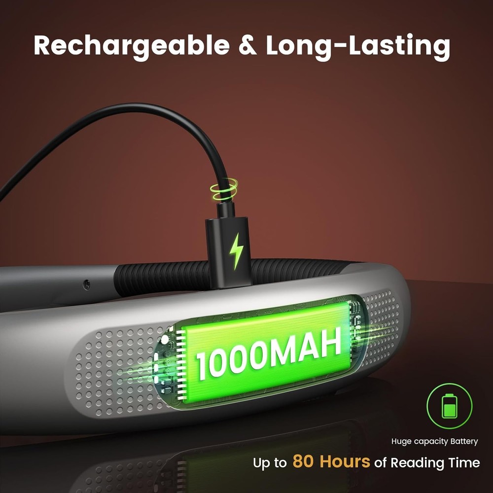 Rechargeable Book Light 3 Colors