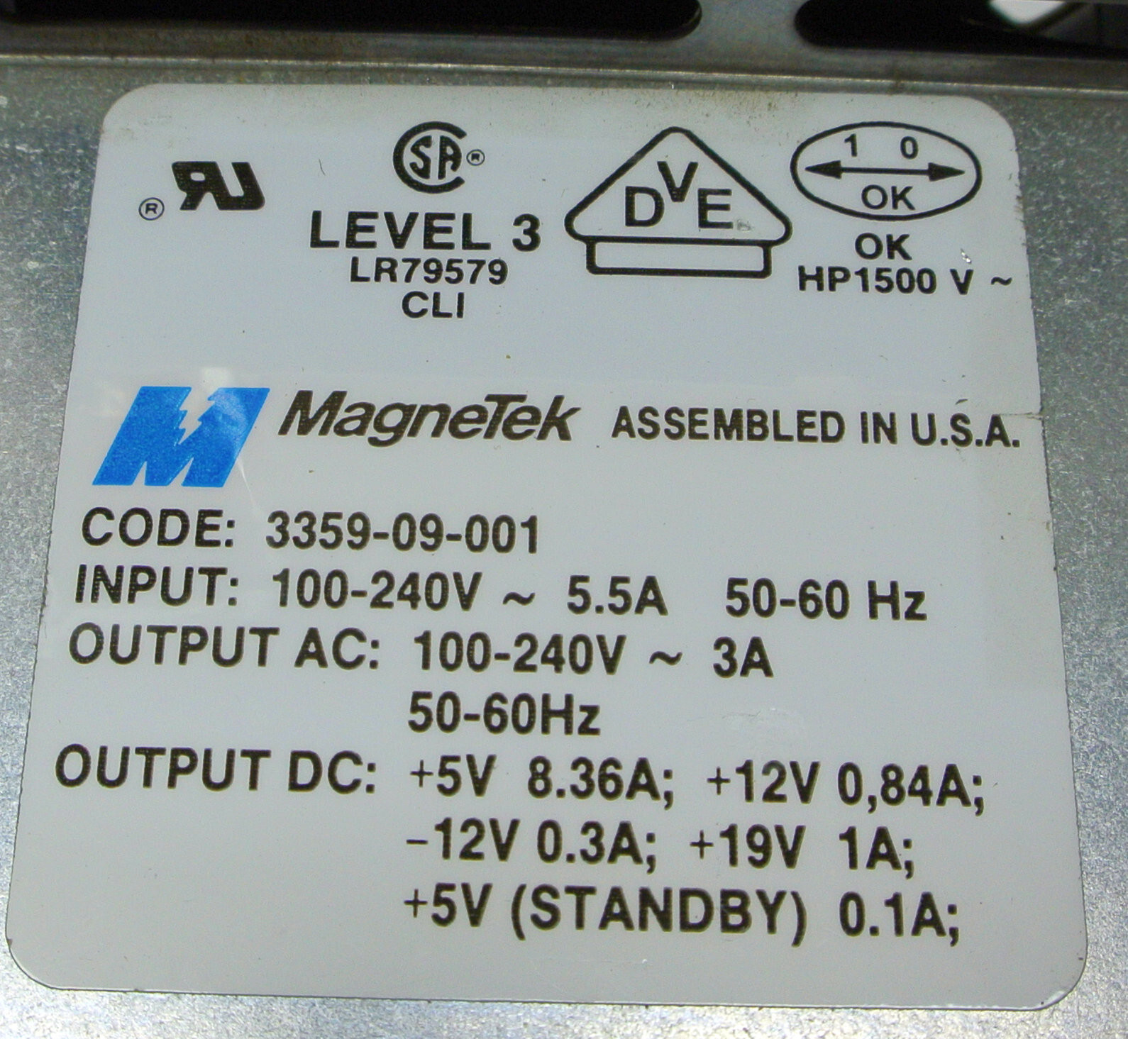 ***REPAIR SERVICE*** Apple Duo Dock Power Supply QS 3359-09-001