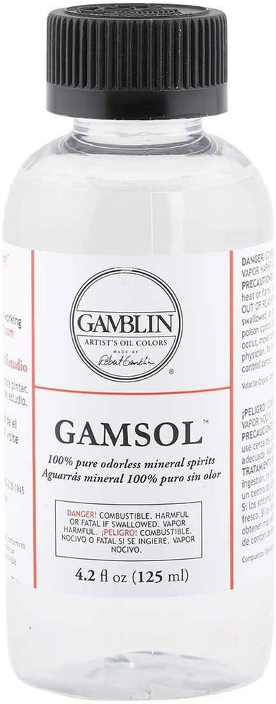 Gamsol Odorless Mineral Spirits Bottle, 4.2Oz