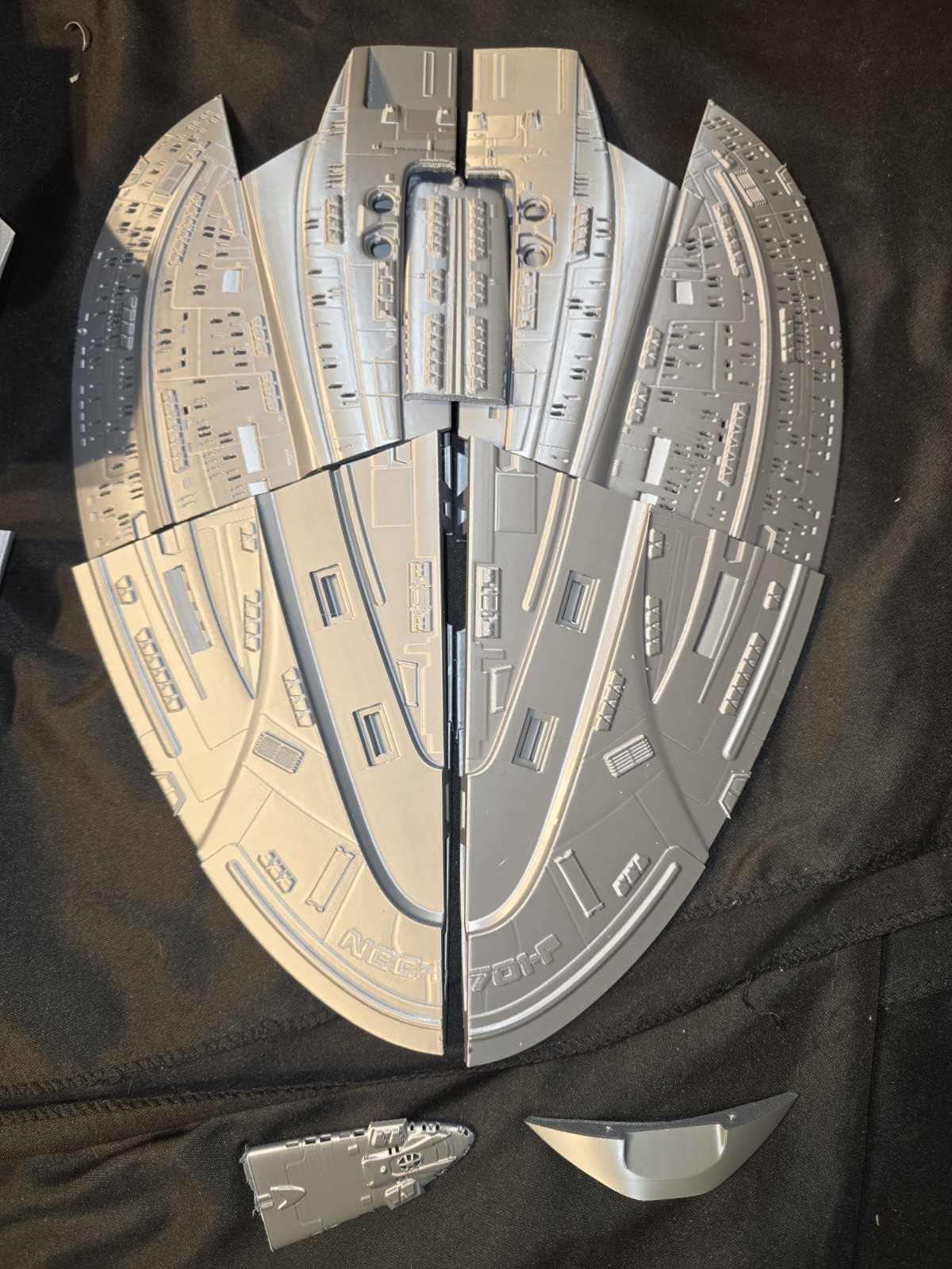 Star Trek Uss Enterprise Ncc 1701- F Odyssey Class Ship 1/1400 Custom 3d Kit 28"