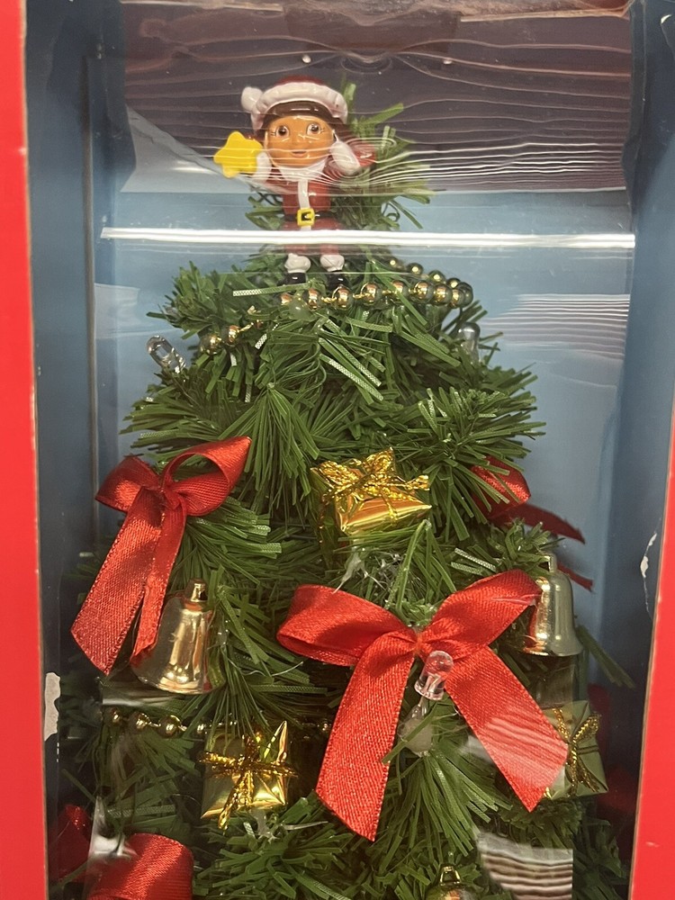 Dora The Explore Musical Light Up Mini Tabletop Christmas Tree