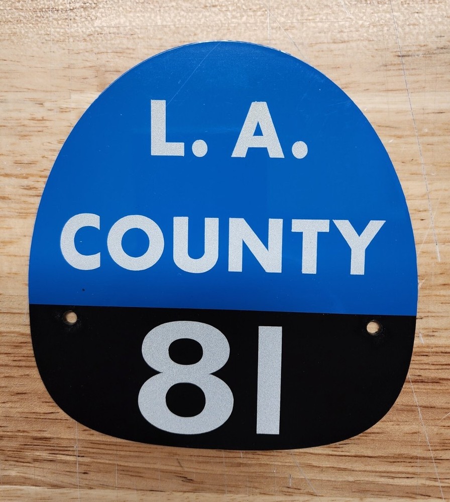 LA COUNTY 81 FIRE HELMET SHIELD
