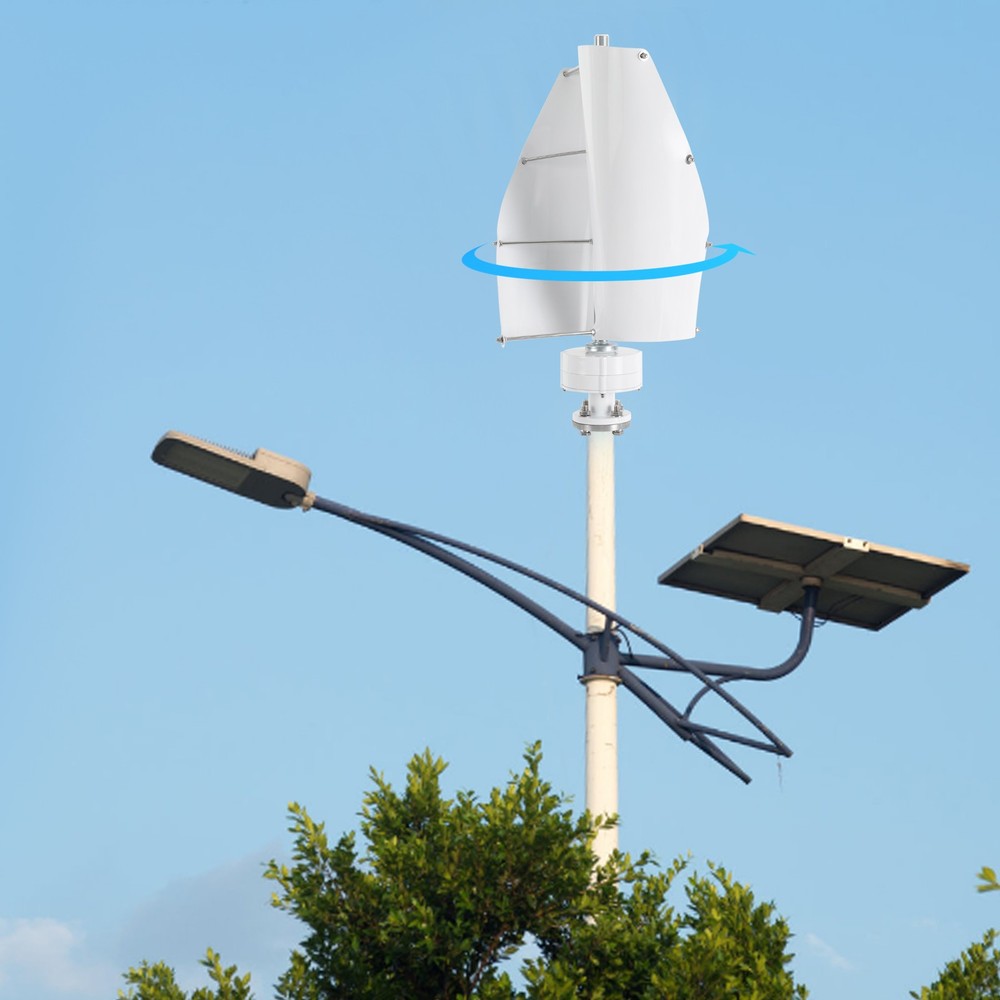 100W Vertical Axis Wind Turbine Generator with Controller, Wind Turbine