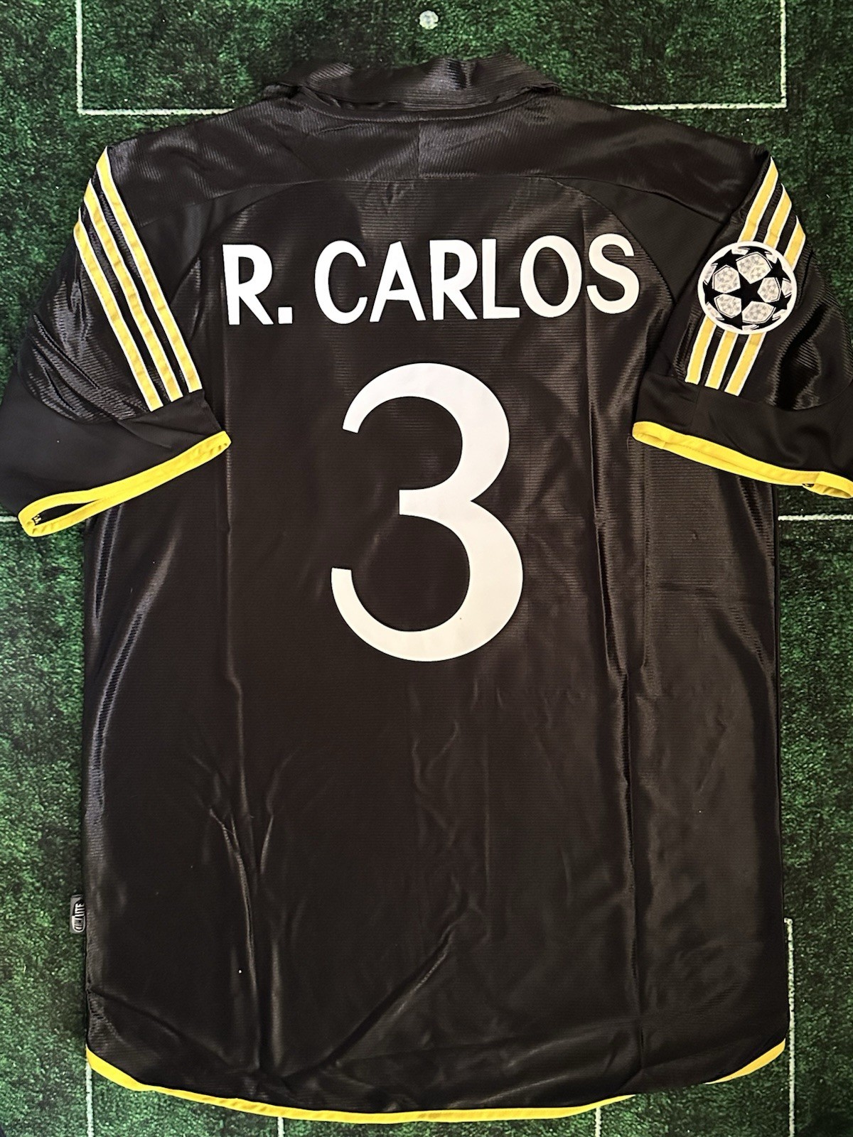 Real Madrid Roberto Carlos 99/00 Retro Throwback Reissue Player Fit XXL Jersey