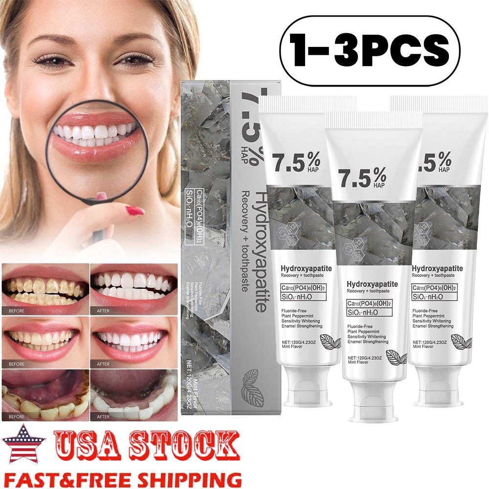 7.5% Hap Nano-Hydroxyapatite Toothpaste Remove Deep Clean For Sensitive Teeth