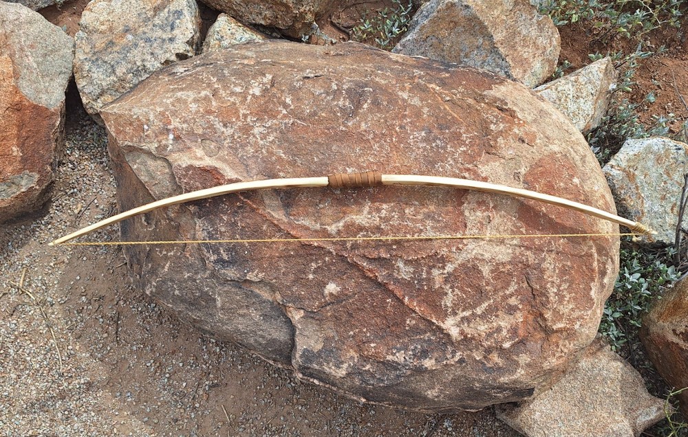 Sinew backed Hackberry bow 48" long 45#@20"