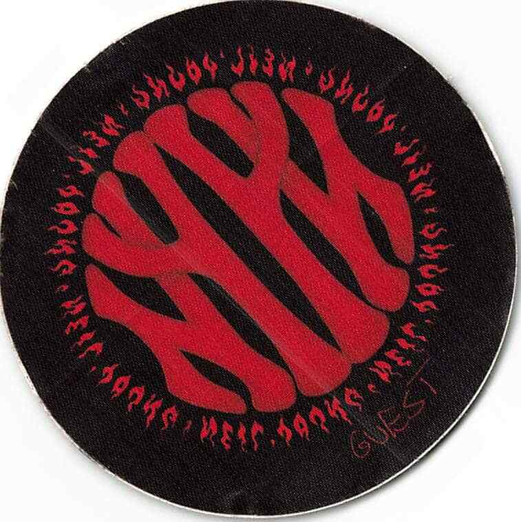 Neil Young Backstage Pass Black Guest Cloth Variant