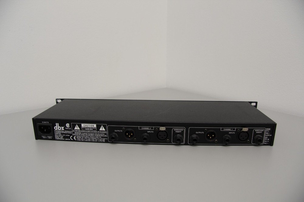 DBX 166A 2 Channel Audio Compressor/Limiter Fully Tested