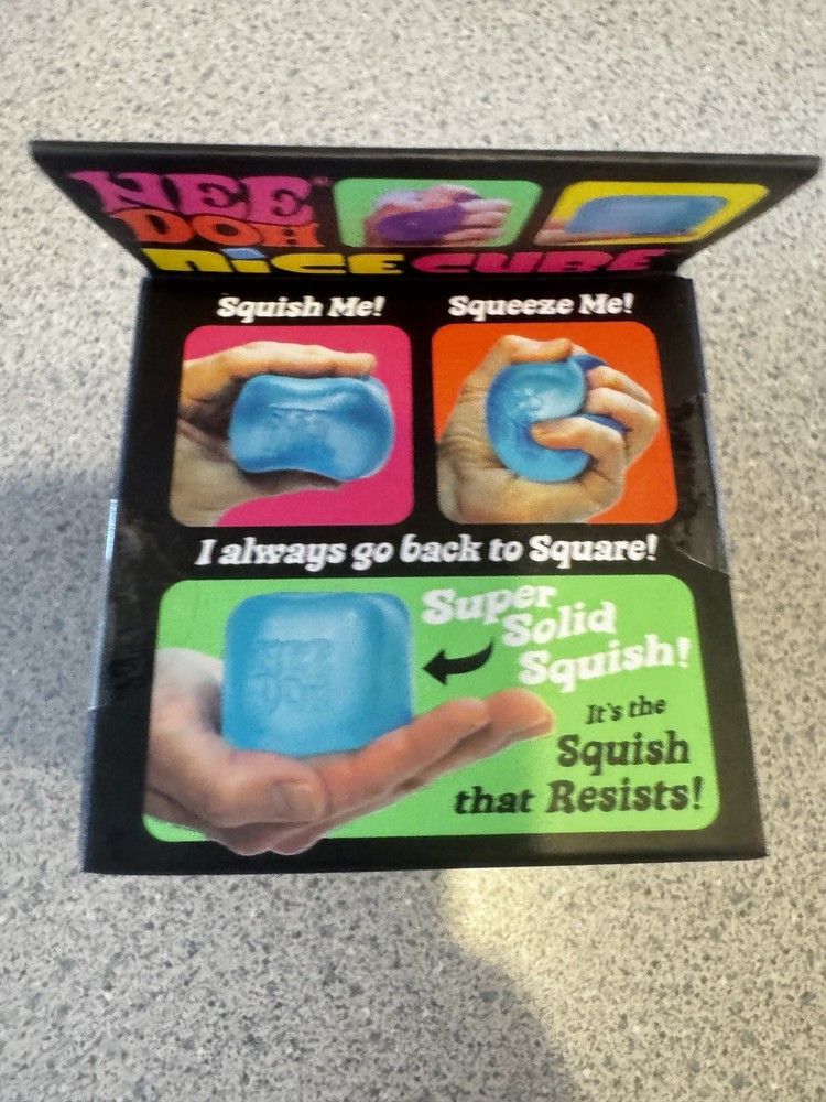 New Nee Doh Nice Cube Purple Super Solid Squish