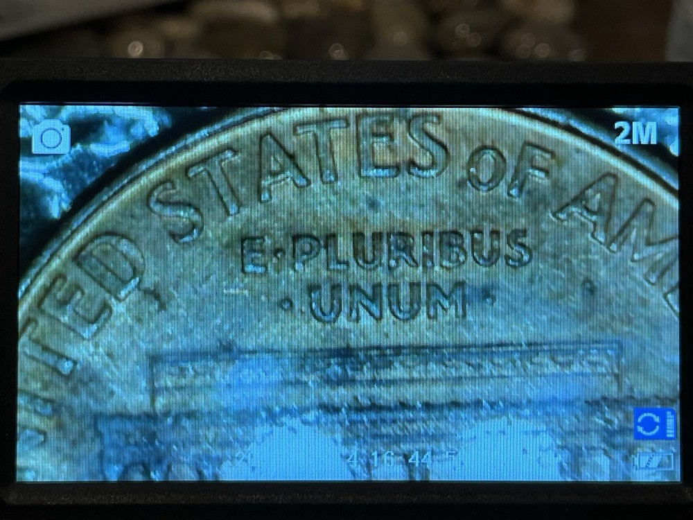 2001 D Penny Major Grease Error! Missing “In God” And “Lib”