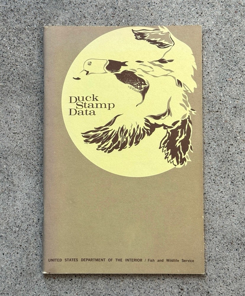 Duck Stamp Data 1972 US Fish Wildlife Service Hunting Stamp Guide Booklet