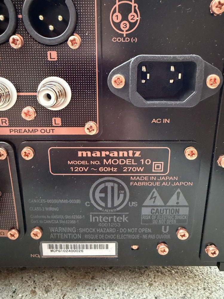 Marantz MODEL 10 Reference Integrated Amplifier (Open Box)