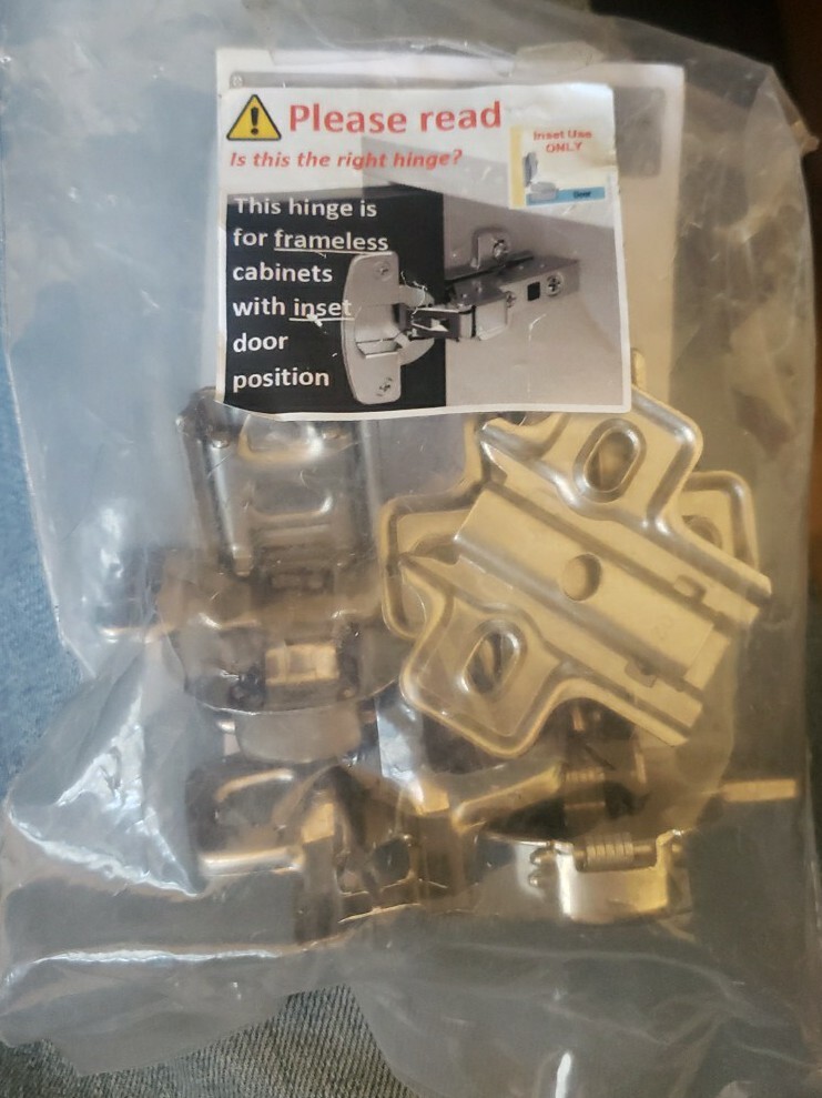 Everbilt 1002 782 624 Inset Frameless Hinge 2pk