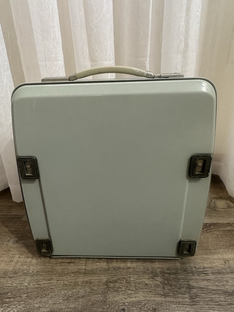 Hermes 3000 Portable Typewriter With Case Seafoam Green
