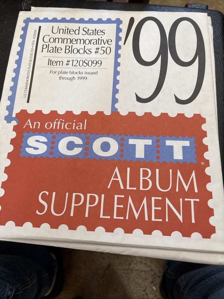 1999 Scott National Plate Block Supplement New