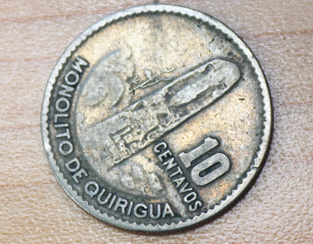 1969 Guatemala 10 Centavos Filled 9